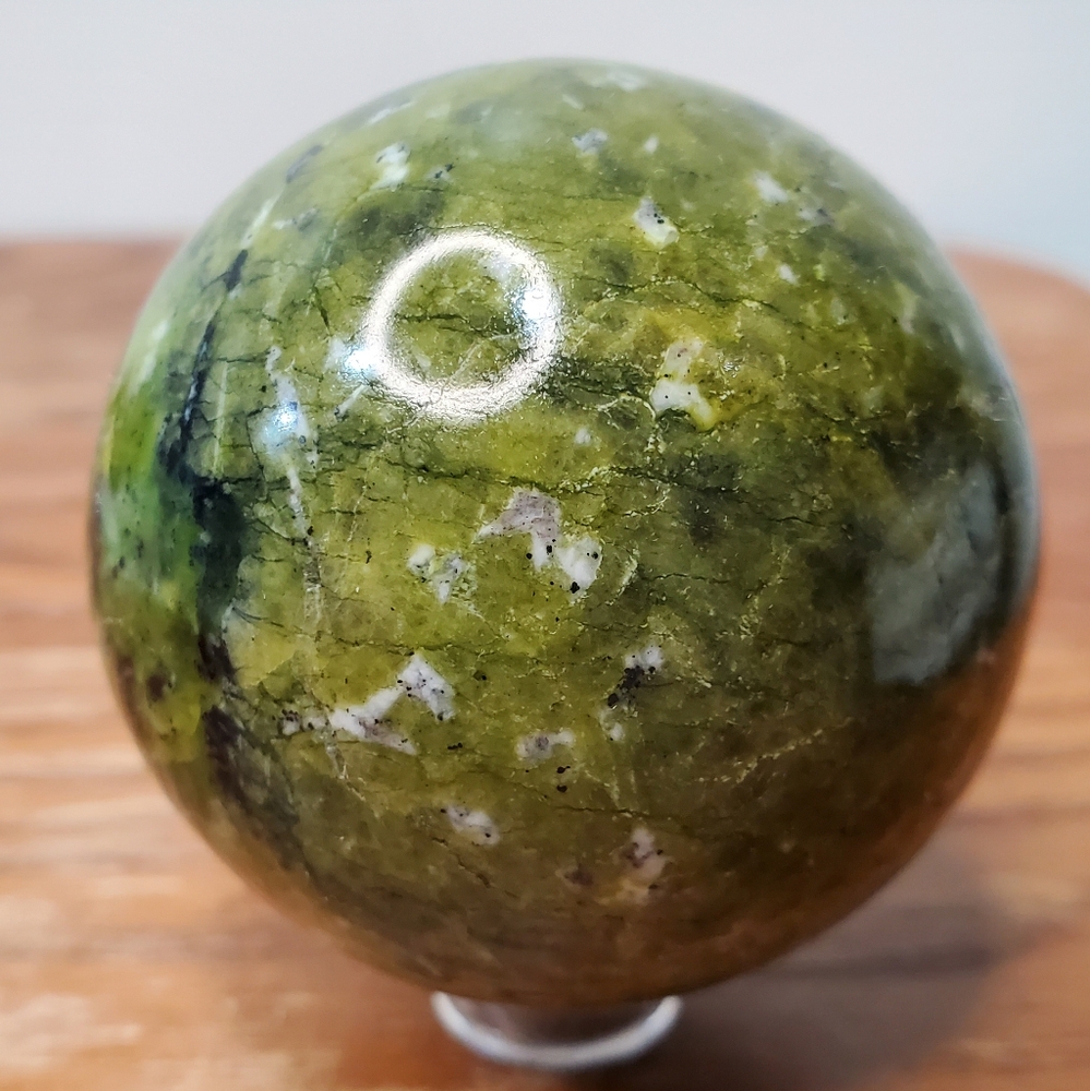 Serpentine Crystal Sphere 55mm
